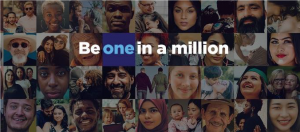 Be one in a million. All of us.